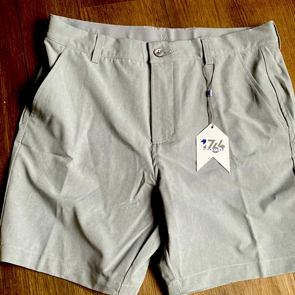 1764 Xander Golf Shorts - Sleet Grey